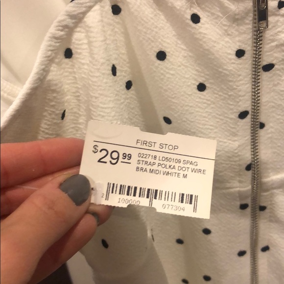 Polka Dot Midi Dress NWT - Picture 4 of 4